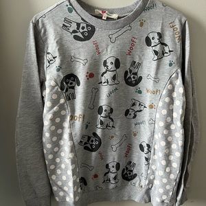 KOTON Animal Print Gray Sweater M